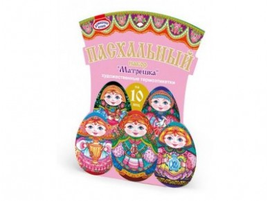 Набор термоэтикеток ДОМАШНЯЯ КУХНЯ в фигурном пакете, 5 штук