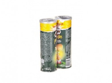 Чипсы PRINGLES со вкусом сыра и лука, 165г, 2 штуки
