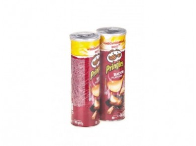Чипсы PRINGLES со вкусом бекона, 165г, 2 штуки