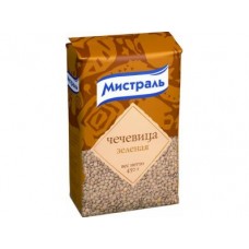Чечевица МИСТРАЛЬ зелёная крупная, 450г, 1 штука