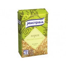 Горох желтый колотый МИСТРАЛЬ, 500г, 2 штуки