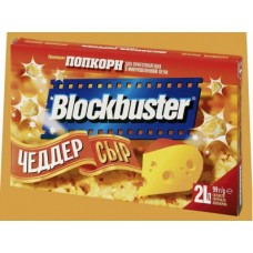 Попкорн BLOCKBUSTER чеддер, 99г, 3 штуки