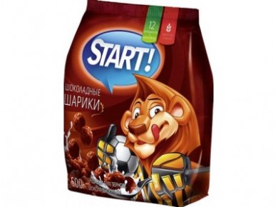 Шоколадные шарики START! 500г, 2 штуки