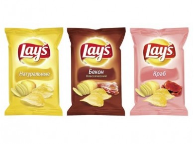 Чипсы LAY`S мах сметана/лук, 80г, 4 штуки