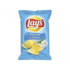 Чипсы LAY`S зеленый лук, 80г, 4 штуки