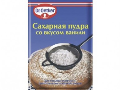 Сахарная пудра со вкусом ванили DR. OETKER, 80г, 5 штук