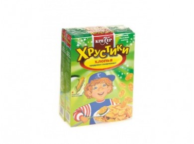 Хлопья ХРУСТИКИ кукурузные, 250 г, 2 штуки
