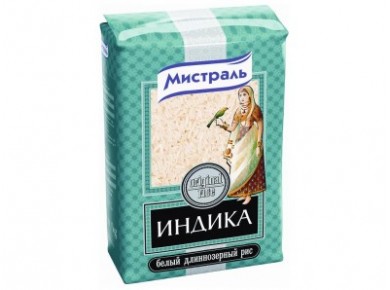 Рис длиннозерный индика, МИСТРАЛЬ, 1кг, 1 штука