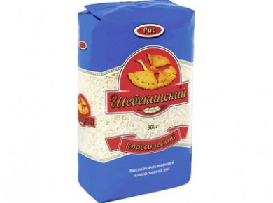 Рис круглозерный ШЕБЕКИНСКИЕ классический, 900г, 2 штуки