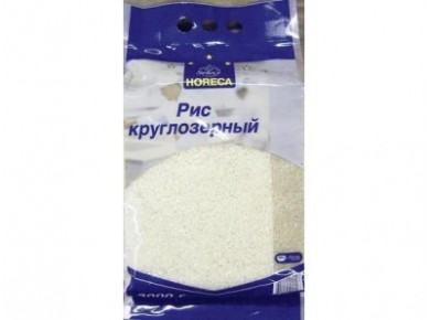 Рис круглозерный HORECA SELECT, 3кг, 1 штука