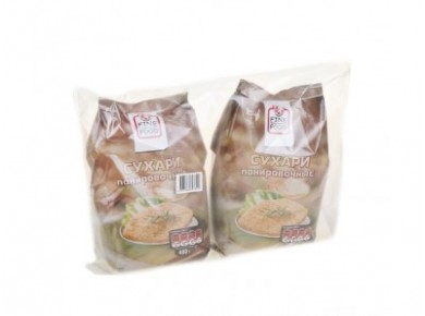 Сухари панировочные FINE FOOD, 400г, 2 штуки