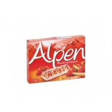 Шоколадный батончик-мюсли ALPEN клубника, 28Г*5шт, 1 штука
