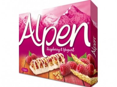 Шоколадный батончик-мюсли ALPEN с фруктами, 28Г*5, 1 штука