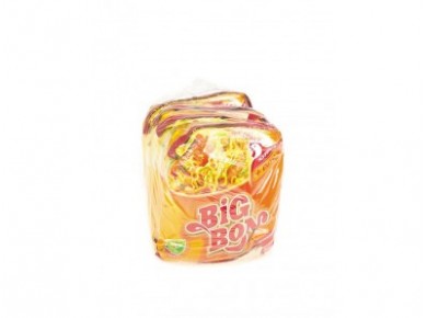Лапша быстрого приготовления BIG BON курица+соус, 75г, 4 штуки