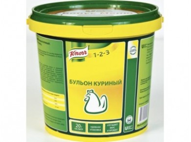 Бульон КNORR куриный , 850г, 1 пакет