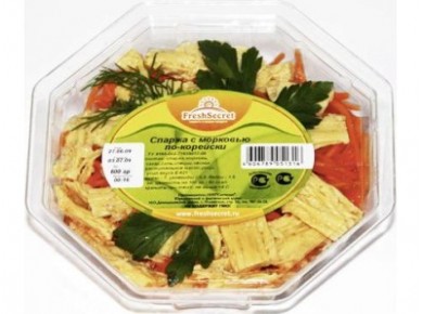 Салат FRESH SECRET спаржа по-корейски, 600г, 1 штука
