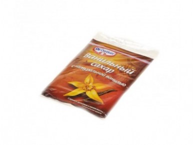 Сахар с натуральной ванилью DR. OETKER, 15г, 2 штуки