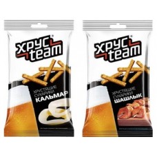 Сухари ХРУСTEAM со вкусом кальмара, 90г, 4 штуки