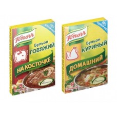Бульон KNORR говяжий на косточке , 8х10г, 2 штуки