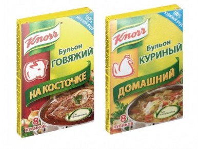 Бульон KNORR говяжий на косточке , 8х10г, 2 штуки