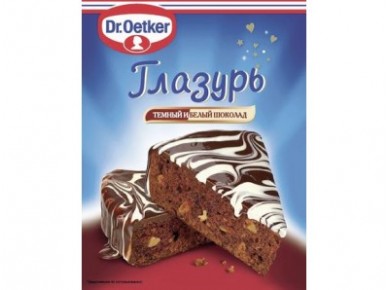 Глазурь DR. OETKER темный шоколад, 100г, 1 штука