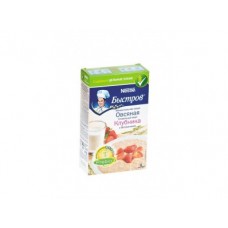 Овсяная каша БЫСТРОВ с клубникой, 240г, 1 штука