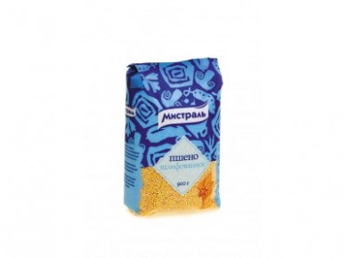 Пшено шлифованное МИСТРАЛЬ, 900г, 1 штука
