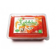 Икра Тобико TAKEMURA Премиум Оранжевая, 500г, 1 штука