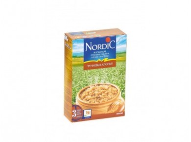 Гречневые хлопья NORDIC, 550г, 1 штука