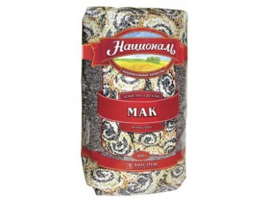 Мак пищевой НАЦИОНАЛЬ, 400г, 1 штука
