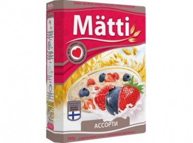Овсяная каша MATTI ассорти, 240г, 1 штука