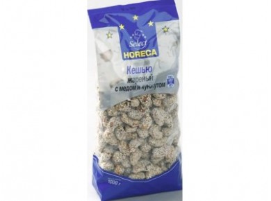 Кешью жареный с медом и кунжутом HORECA SELECT, 1000 г, 1 штука