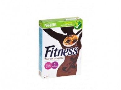 Готовые завтраки FITNESS темный шоколад, 275г, 1 штука