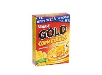 Готовые завтраки хлопья GOLD FLAKES NESTLE,330г, 1 штука