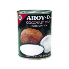 Молоко кокосовое AROY-D 60%, 400г, 1 штука