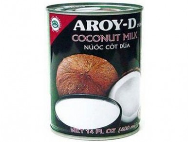 Молоко кокосовое AROY-D 60%, 400г, 1 штука