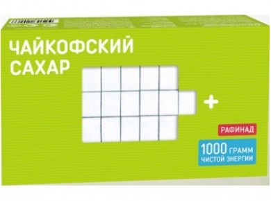 Сахар-рафинад ЧАЙКОФСКИЙ, 1кг, 1 упаковка