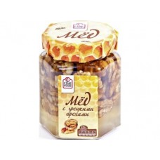 Мед FINE FOOD с грецкими орехами, 225г, 1 штука