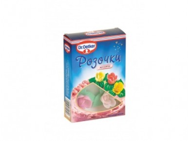 Розочки ассорти DR. OETKER, 4,75г, 1 штука
