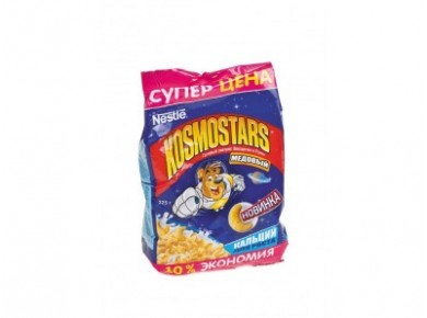 Готовые завтраки KOSMOSTARS пакет,225г, 1 штука