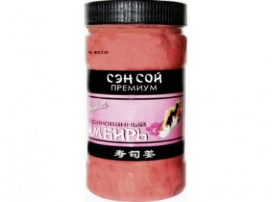 Имбирь розовый маринованный SEN SOY, 350г, 1 штука