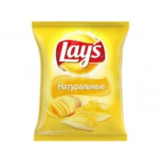 Чипсы LAY`S натуральные с солью, 80г, 1 штука