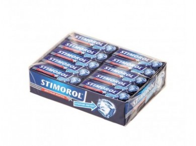 Жевательная резинка STIMOROL мятный мороз, 13,6г*30, 30 штук