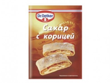 Сахар с корицей DR. OETKER, 40г, 2 штуки