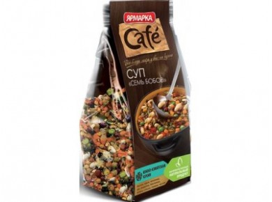 Суп Семь бобов ЯРМАРКА CAFE, 250г, 1 штука