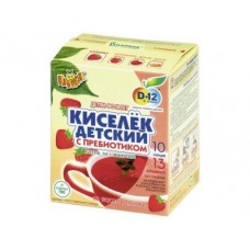 Киселек  ВАЛЕТЕК с пребиотиком клубника,200г, 1 штука