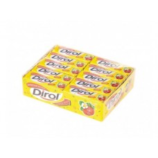Жевательная резинка DIROL земляника, 13,6г*30, 30 штук