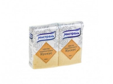 Пшеничная крупа, кускус, МИСТРАЛЬ, 450г, 2 упаковки