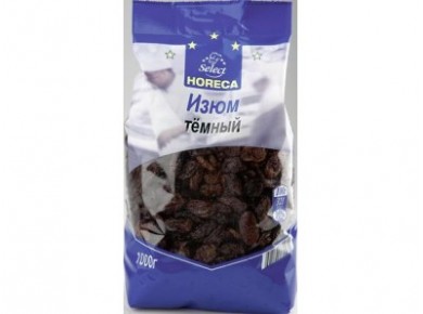 Изюм HORECA SELECT темный, 1кг, 1 штука