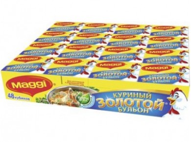 Кубик MAGGI куриный золотой бульон, 10г, 960 штук